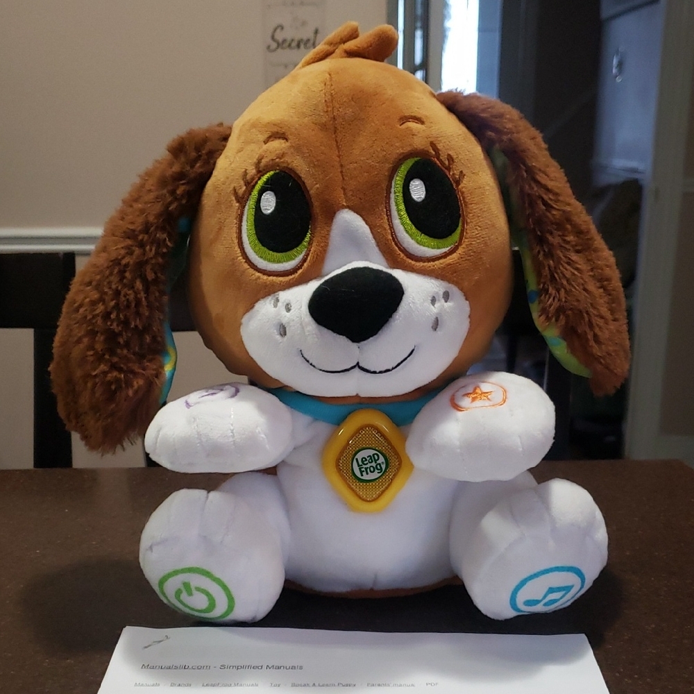 *Leap Frog Speak and Learn Puppy with Parent's Manual